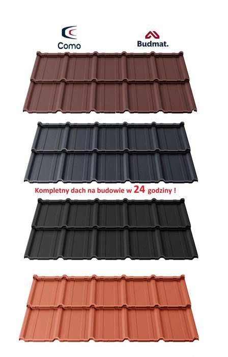Blachodachówka budmat COMO D-MATT plus /dostawa ! /40 lat gwaranji !