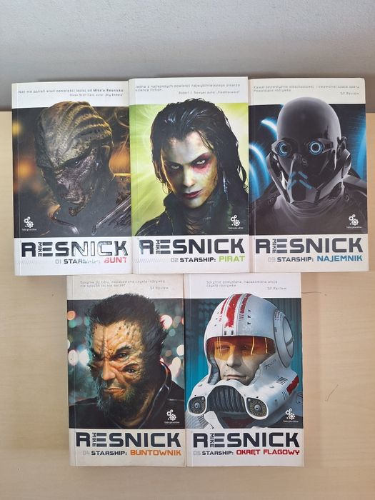 Mike Resnick Starship 1-5 Bunt Pirat Najemnik Buntownik Okręt flagowy