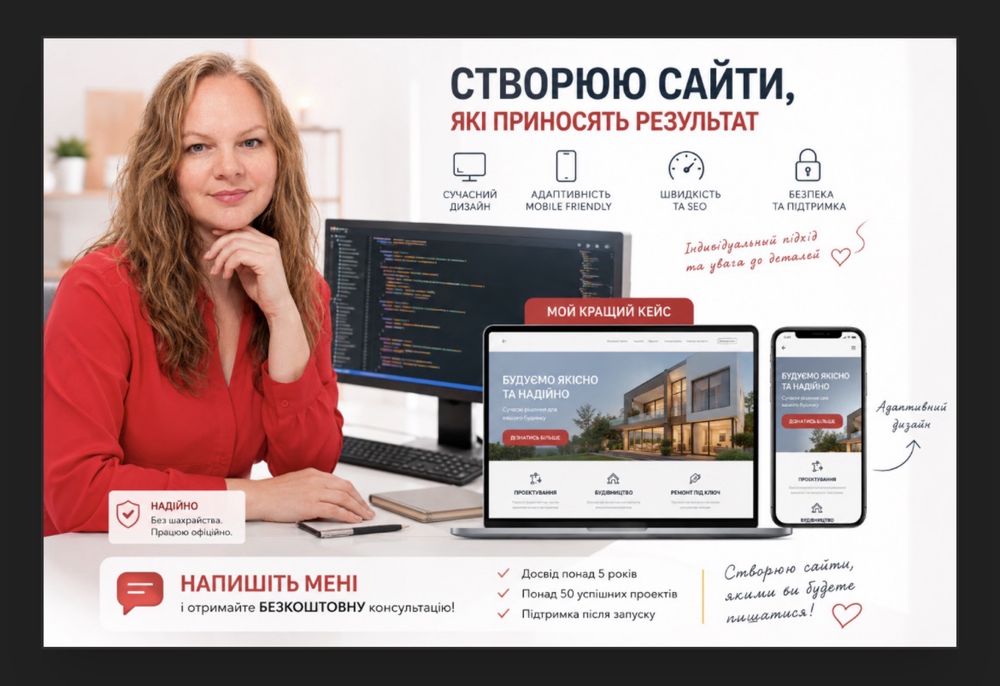 Термінова розробка сайтів. Зроблю за 24-48 годин.