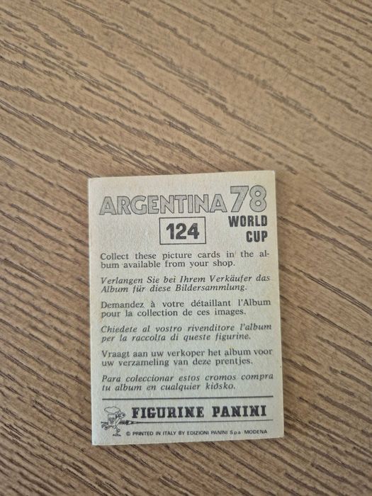 Panini FIFA World Cup Argentina 1978