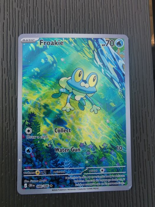 Karta pokemon Froakie 088/086