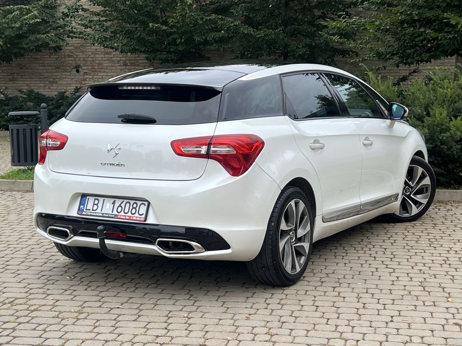 Citroen DS5 2.0HDI 163KM Automat 2012 Biała Perła Alcantara Panorama G. Fotele LED PDC Hak