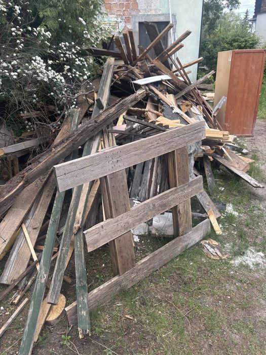 Oddam drewno za darmo