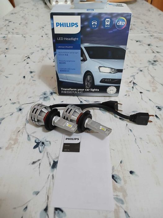 Lampadas LED Philips H7 Ulrinon Pro3101