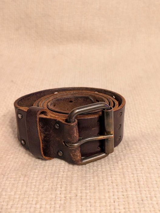 Pasek skórzany damski