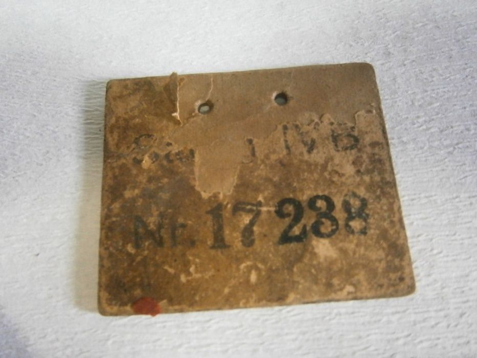 Plakieta identyfikacyjna ze Stalagu w Niemczech z 1939 r. polaka , łyż