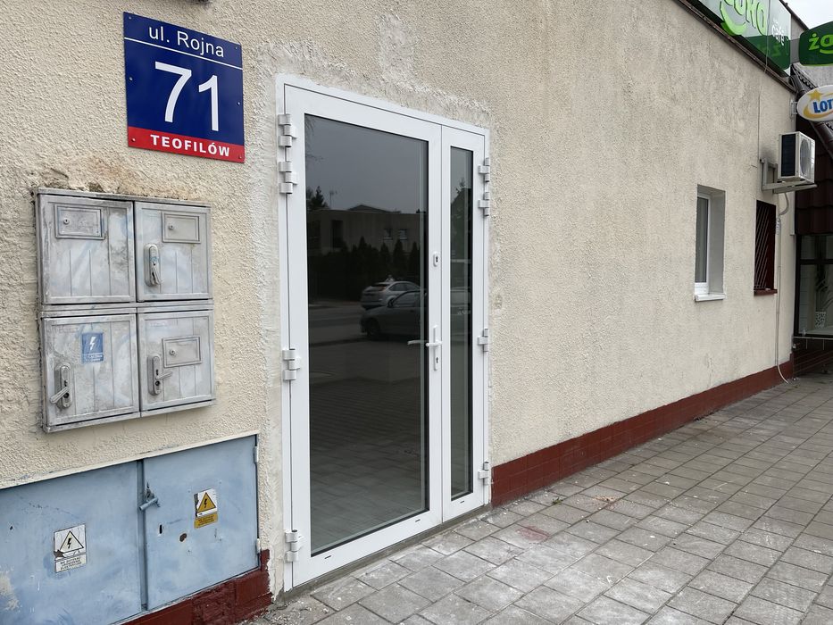 Wynajmę lokal uslugowy Łódź ul. Rojna