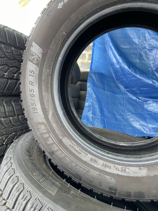 ‼️ 195.65r15 Michelin Alpin 6 зимовв шини колеса 4шт 6,5-6,8мм