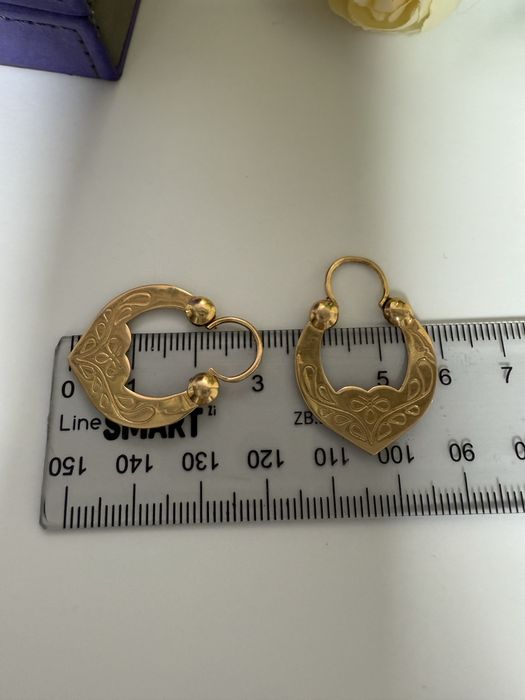 Золотые серьги 583 пробы