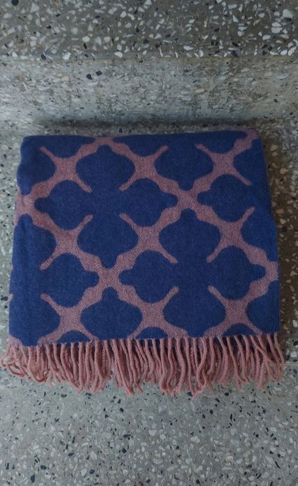 szal wełniany szalik duży 100% wełna wool by malene Birger wzory