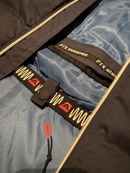 ALPINE PRO Kurtka męska narciarska puchowa 10000 Feedr granatowy r.M
