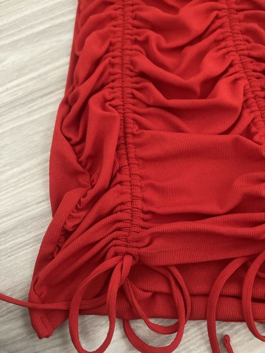 Sukienka mini czerwona H&M r. Xs