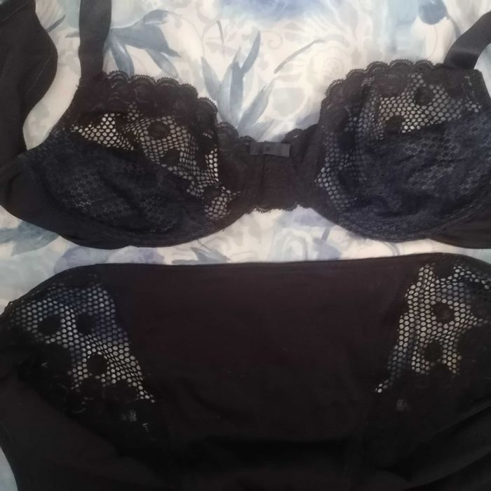 Komplet bielizny granatowy 50/22 90D/40D