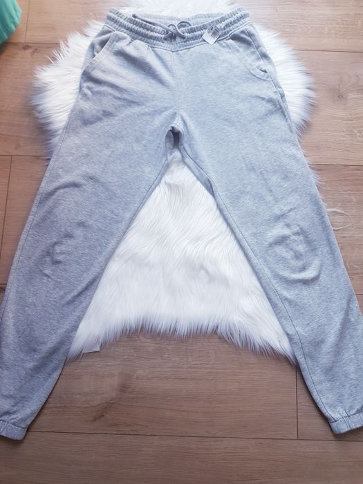 Bawełniane dresy damskie z wysokim stanem marki H&M rozmiar XS/S/M .