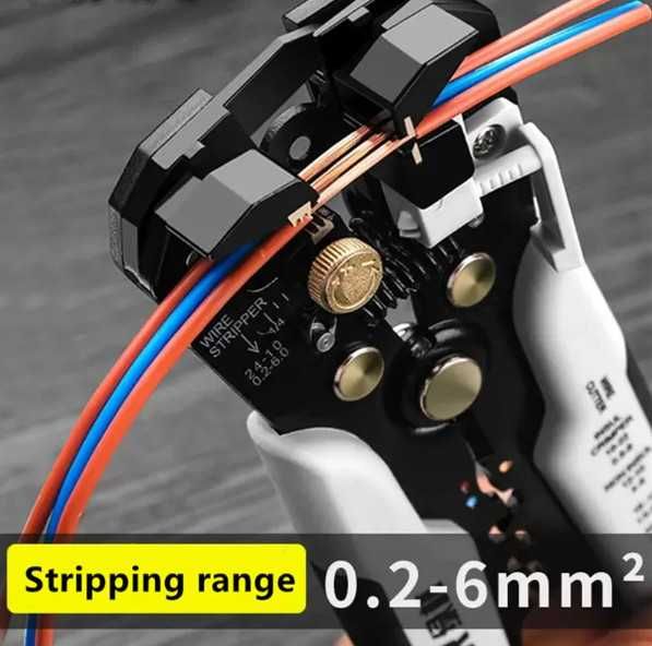 Кліщі для зняття ізоляції (стрипер) Greener (0.2 – 6 мм2)