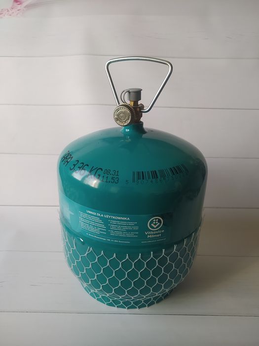 Газовий балон  на 7.2л + пальник 180мм Nurgas, вир-во Польща "Vitkovic