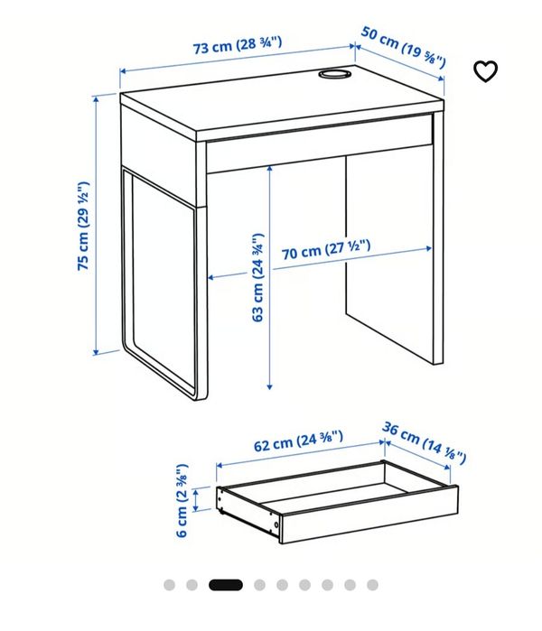 Biurko Ikea Micke