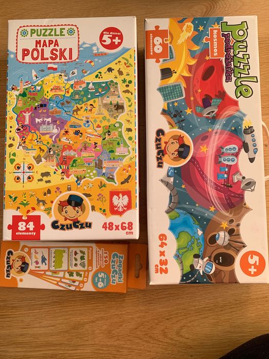 Puzzle czuczu mapa Polski, kosmos