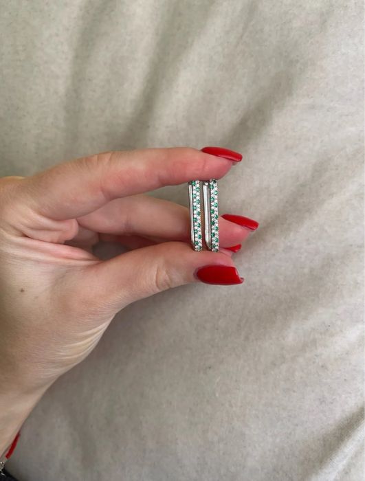 Розпродаж! Серебряные серьги булавки. Срібні сережки вісюльки