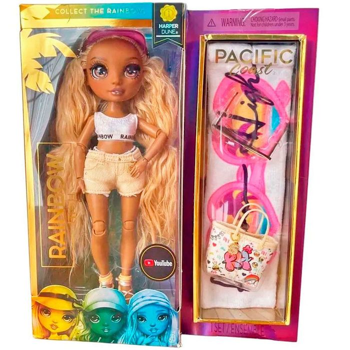 Лялька Rainbow High Pacific Coast Harper Dune-Sand, оригінал
