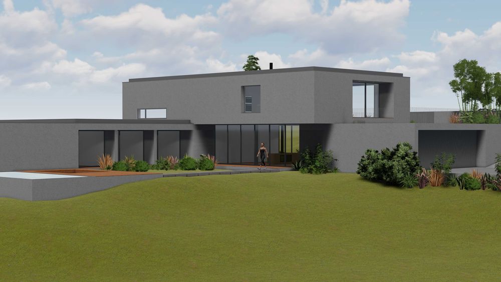 Terreno com projecto aprovado para moradia