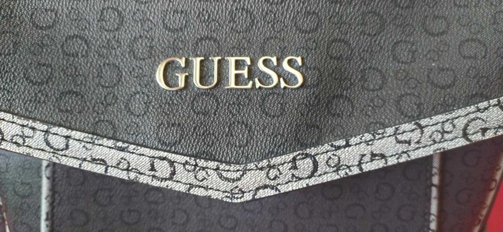 plecak   GUESS KINNEYz logo coal oryginalny