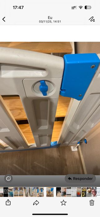 Grade segurança escadas Chicco