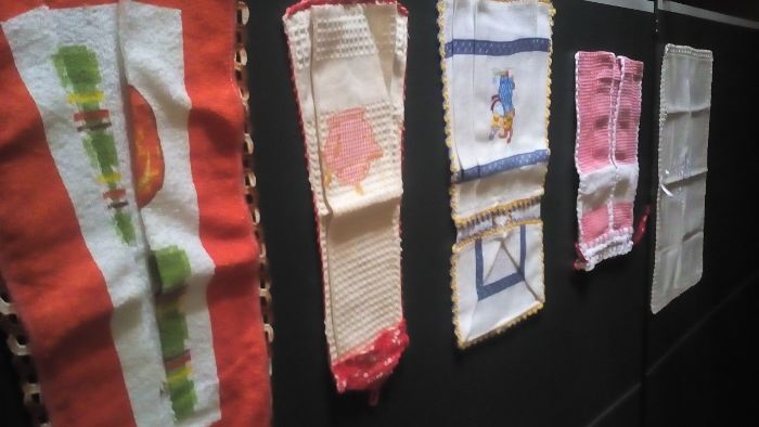 Panos de cozinha e naprons diversos