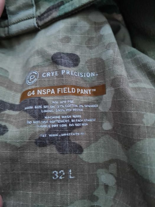 Spodnie CRYE G4 Field Pants Multicam US Army Mundur 32 L