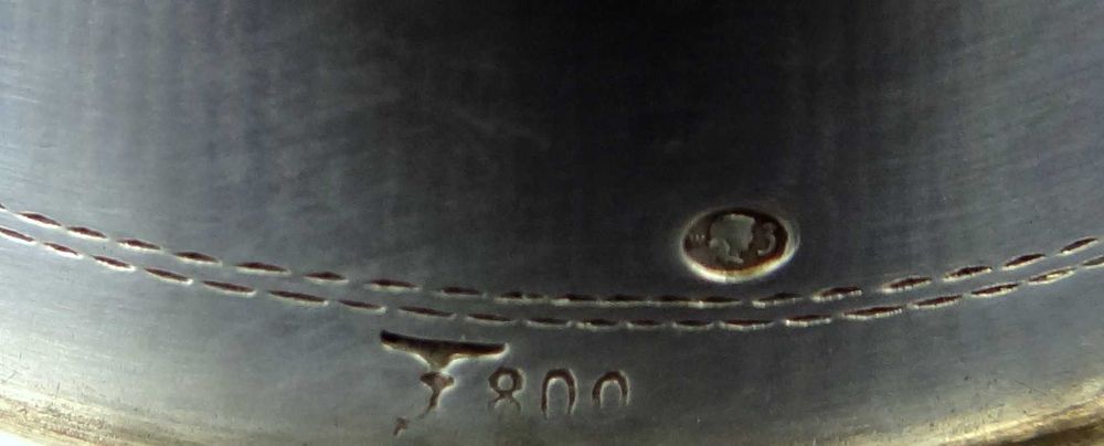 Srebrne serwetniki próba 3/800