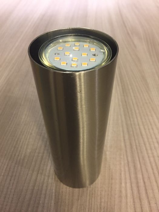 Candeeiro de Parede em Inox Vertical