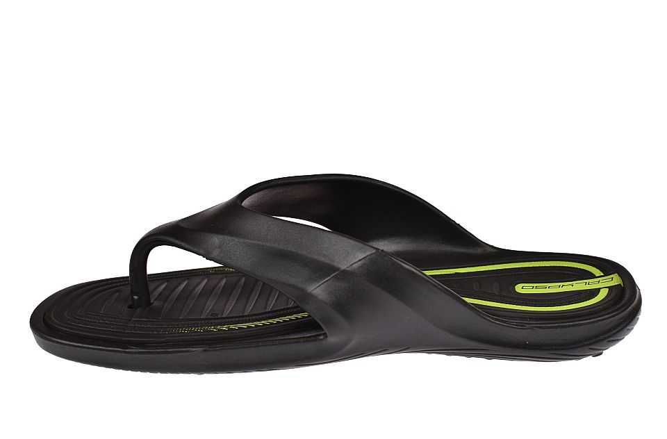 Klapki męskie japonki gumowe szeroki pasek na basen A01s roz. 43