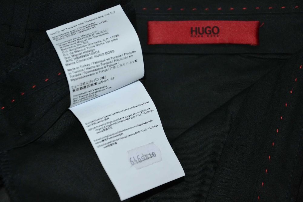 HUGO BOSS Spodnie Eleganckie Męskie US 34L Oryginalne Jak Nowe