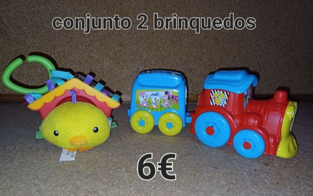 Brinquedos  variados para bebé e criança. Ver fotos