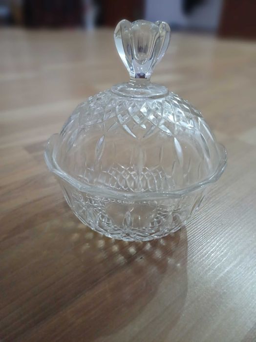 Boleira de cristal nova