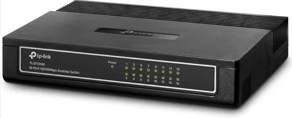 Switch TP-Link TL-SF1016D 16 Portas FastEthernet – Como Novo