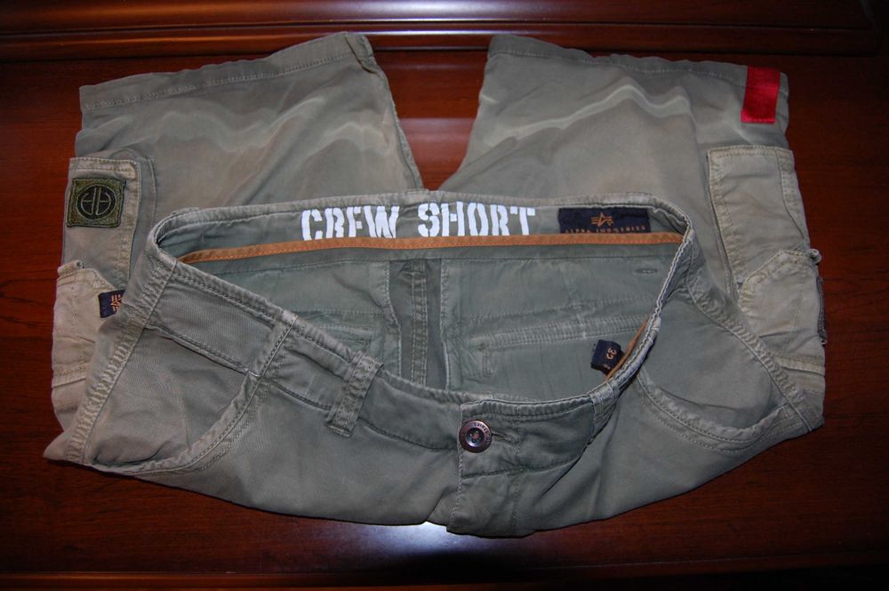 Чоловічі фірмові шорти alpha industries airborne, оригінал, 32