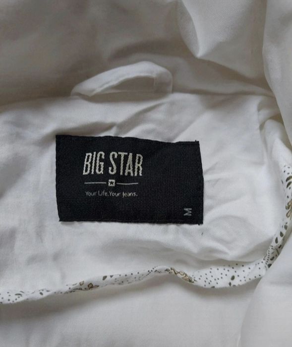 Biała kurtka damska Big Star M – oryginalna, bawełniana