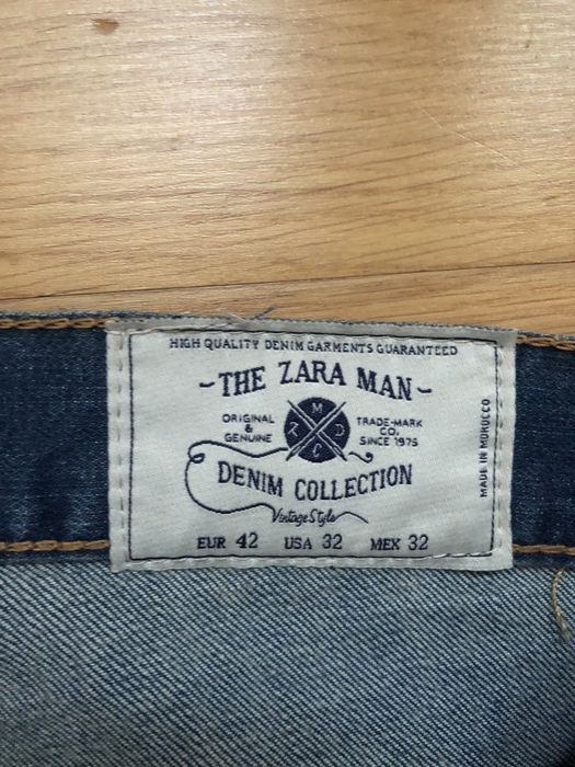 Spodnie jeans zara man M/L mankiet