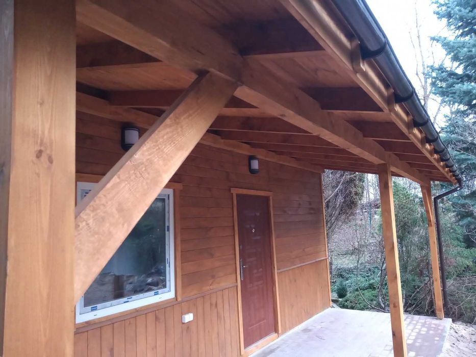 Domek letniskowy 35 m² – 7 × 5 m | Solidna konstrukcja | Domek na działkę