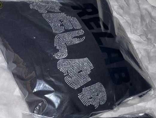 Bluza Relab broken hoodie XL czarna