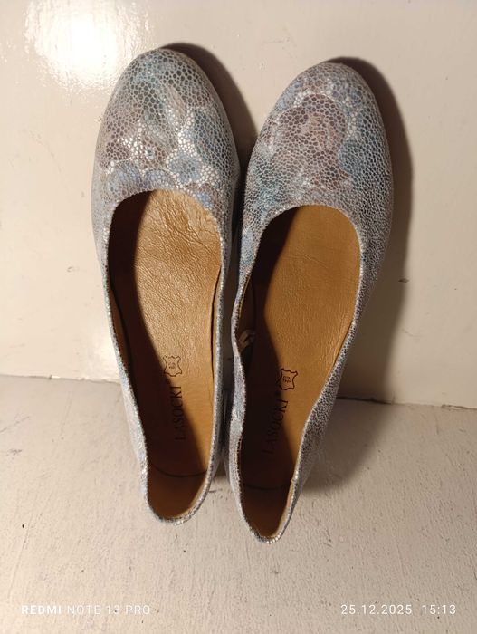 baleriny skórzane Lasocki