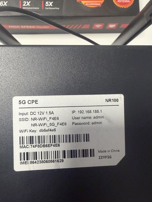 Sprzedam router wifi na karte sim 5 g 4 g lte jak nowy