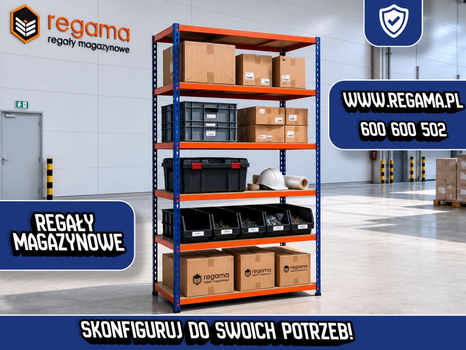 Regał do Magazynu Półkowy Metalowy 200x93x39 cm