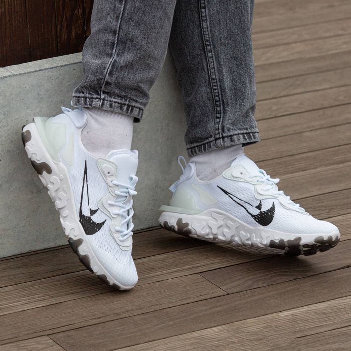 SALE! Nike React Vision White/ Black 40 41 42 43 44 45  найк реакт