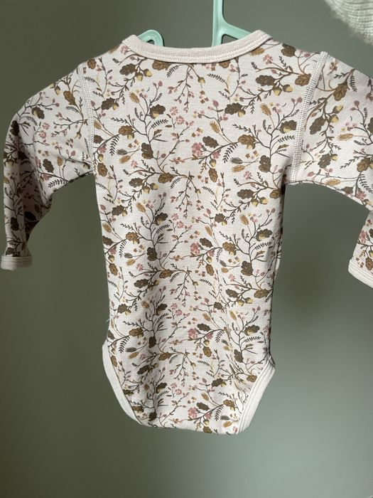 Komplet body spodenki 68 hust&claire merino bambus