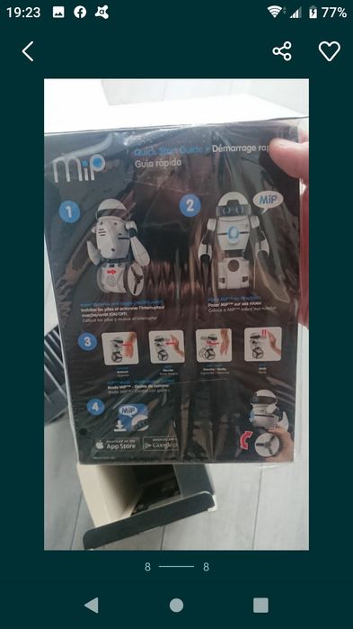 Робот інтерактивний, керуватися може з андроїда