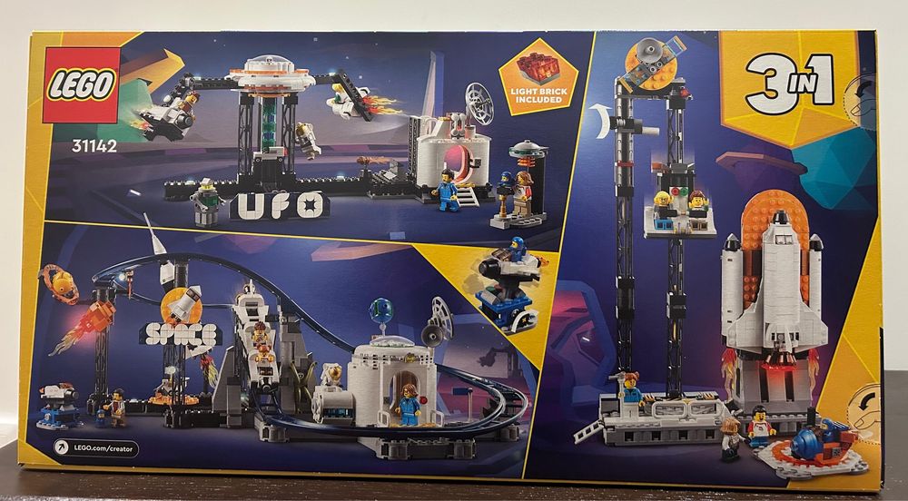 Lego 3 in 1 - Montanha russa espacial