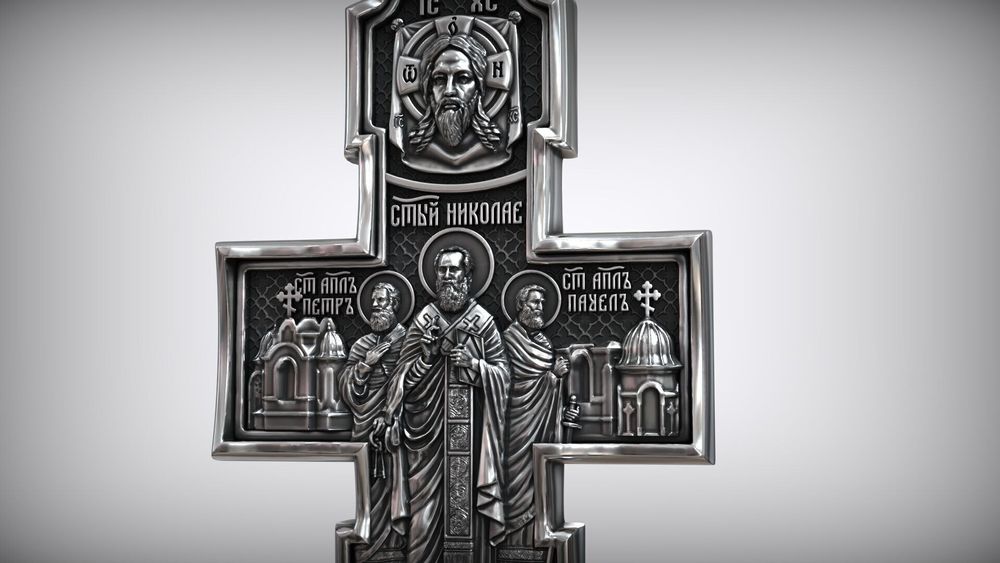 Срібний хрестик 20г серебряний крестик кулон ладанка срібло 925 крест