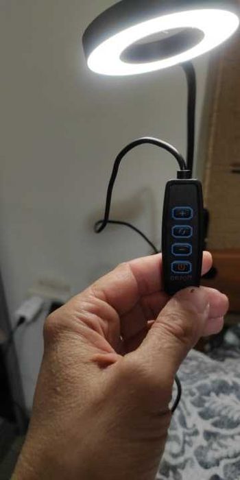 Candeeiro LED pinça flexível